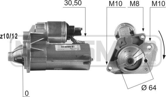 ERA 220396 - Стартер vvparts.bg