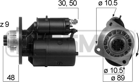 ERA 220345R - Стартер vvparts.bg