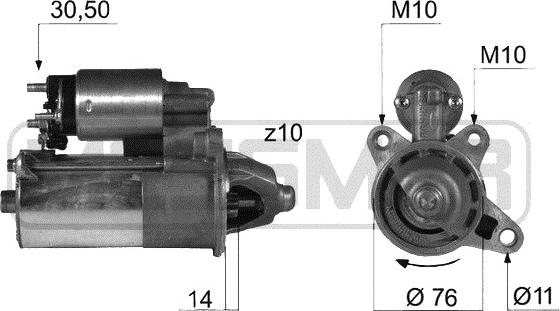 ERA 220364 - Стартер vvparts.bg