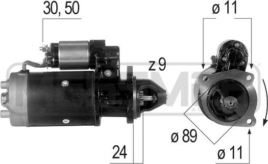 ERA 220307R - Стартер vvparts.bg