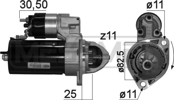 ERA 220333A - Стартер vvparts.bg