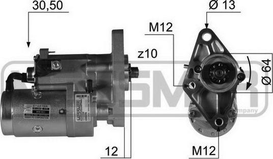 ERA 220379 - Стартер vvparts.bg