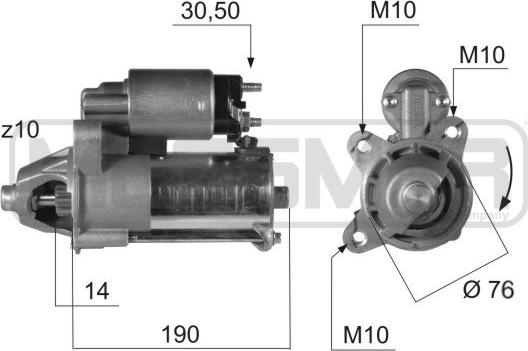 ERA 220374A - Стартер vvparts.bg