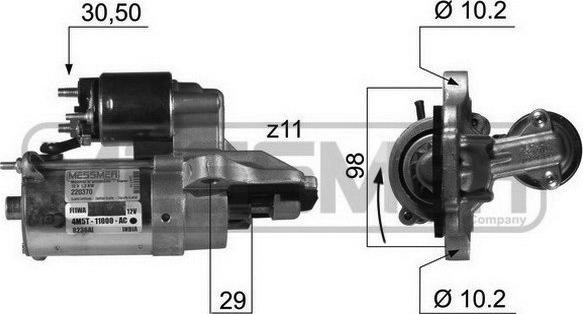 ERA 220370 - Стартер vvparts.bg