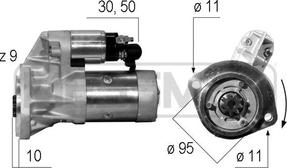 ERA 220208R - Стартер vvparts.bg