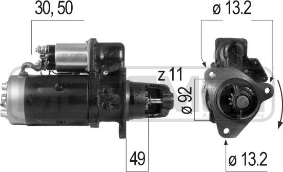 ERA 220288R - Стартер vvparts.bg