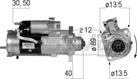 ERA 220224A - Стартер vvparts.bg