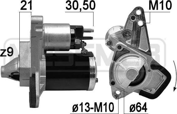 ERA 220790 - Стартер vvparts.bg