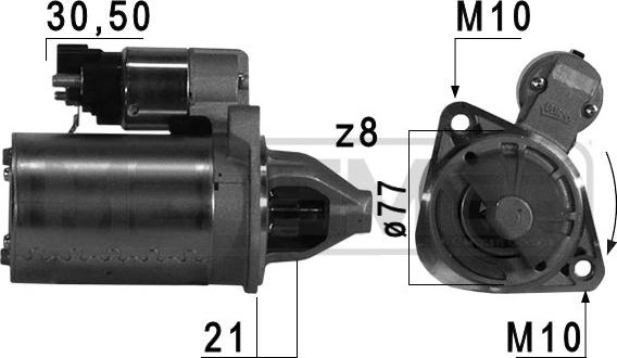 ERA 220744A - Стартер vvparts.bg