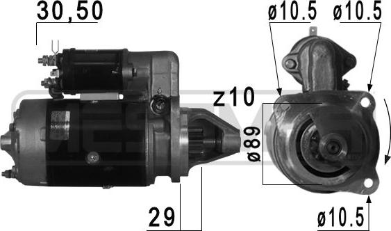 ERA 220741 - Стартер vvparts.bg