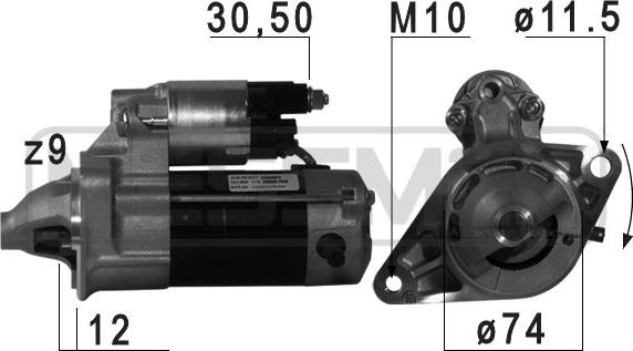 ERA 220759A - Стартер vvparts.bg