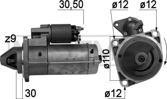 ERA 220754 - Стартер vvparts.bg