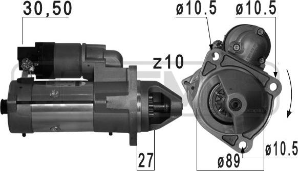 ERA 220752 - Стартер vvparts.bg