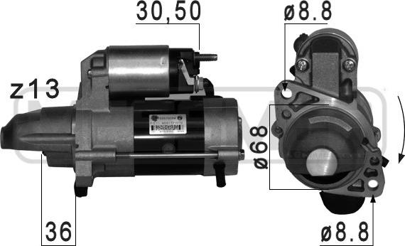 ERA 220 768 - Стартер vvparts.bg