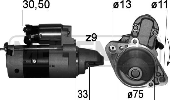 ERA 220763A - Стартер vvparts.bg