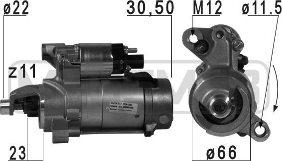 ERA 220705 - Стартер vvparts.bg