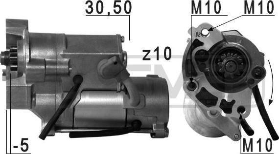 ERA 220706 - Стартер vvparts.bg