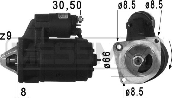 ERA 220700 - Стартер vvparts.bg