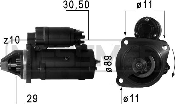 ERA 220702 - Стартер vvparts.bg