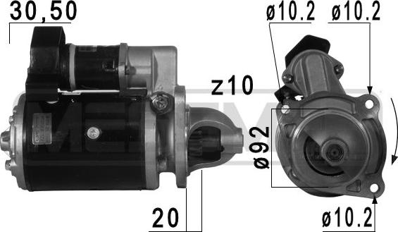 ERA 220 737 - Стартер vvparts.bg