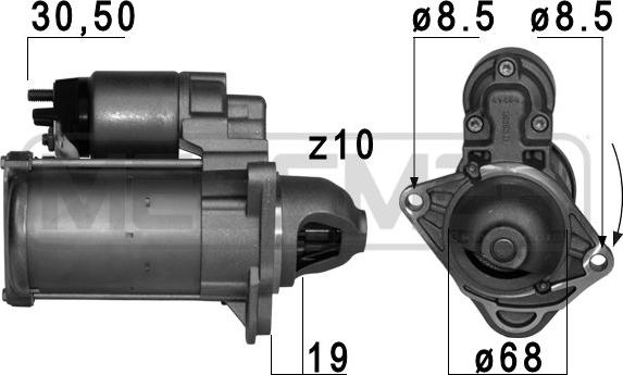 ERA 220771 - Стартер vvparts.bg