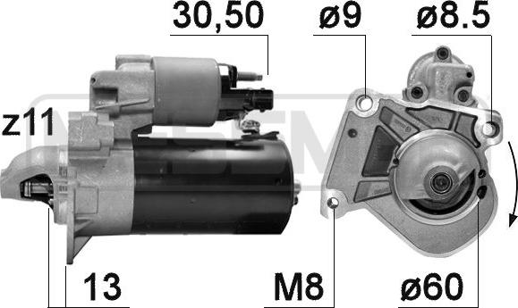 ERA 221041 - Стартер vvparts.bg