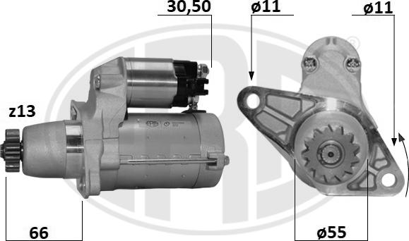 ERA 221062A - Стартер vvparts.bg