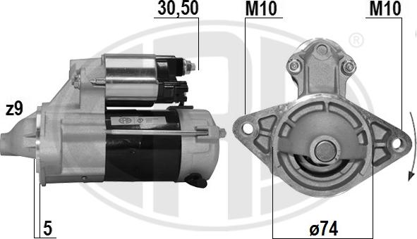 ERA 221082A - Стартер vvparts.bg