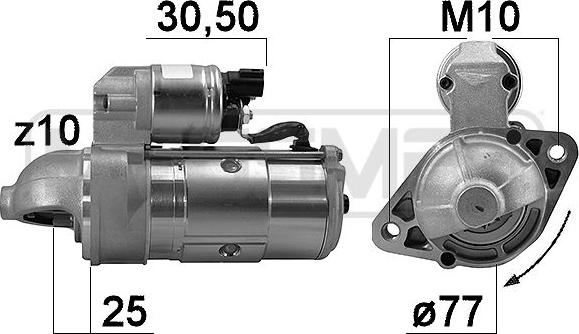 ERA 221030 - Стартер vvparts.bg