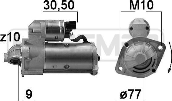 ERA 221025 - Стартер vvparts.bg