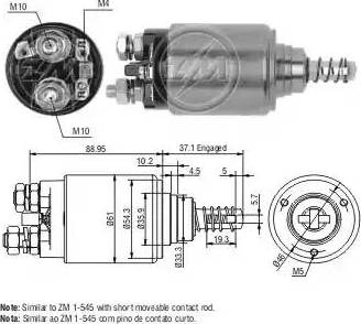 ERA 227451 - Магнитен превключвател, стартер vvparts.bg