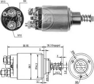 ERA 227435 - Магнитен превключвател, стартер vvparts.bg