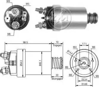 ERA 227473 - Магнитен превключвател, стартер vvparts.bg