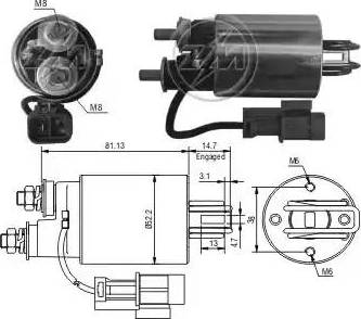 ERA 227508 - Магнитен превключвател, стартер vvparts.bg