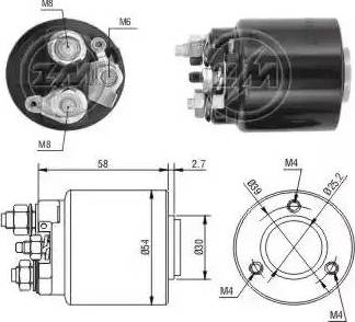 ERA 227514 - Магнитен превключвател, стартер vvparts.bg