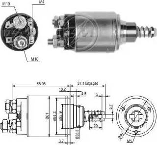 ERA 227587 - Магнитен превключвател, стартер vvparts.bg