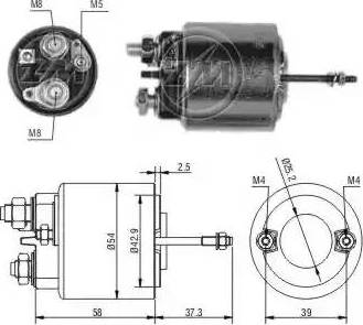 ERA 227529 - Магнитен превключвател, стартер vvparts.bg