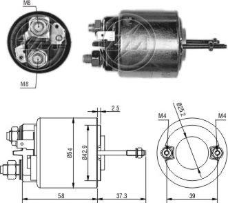 ERA 227524 - Магнитен превключвател, стартер vvparts.bg