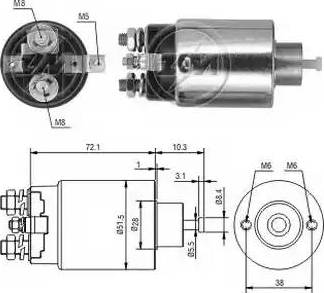 ERA 227666 - Магнитен превключвател, стартер vvparts.bg