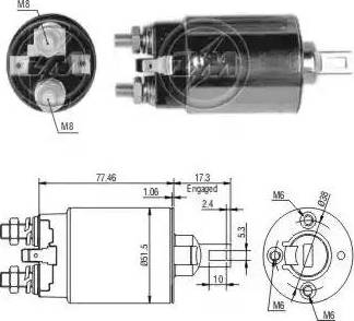 ERA 227660 - Магнитен превключвател, стартер vvparts.bg