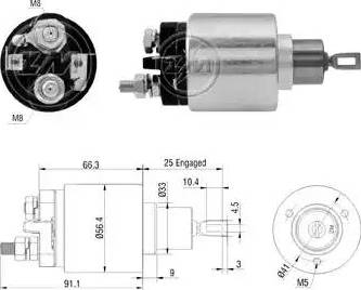 ERA 227638 - Магнитен превключвател, стартер vvparts.bg