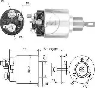 ERA 227633 - Магнитен превключвател, стартер vvparts.bg