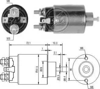 ERA 227674 - Магнитен превключвател, стартер vvparts.bg