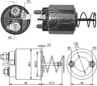 ERA 227057 - Магнитен превключвател, стартер vvparts.bg