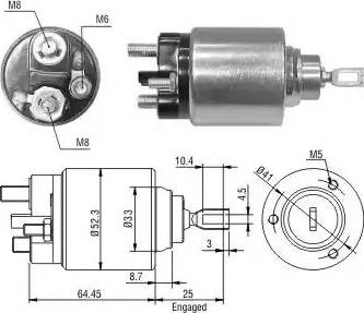 ERA 227031 - Магнитен превключвател, стартер vvparts.bg