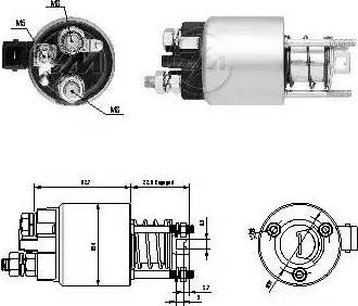 ERA 227038 - Магнитен превключвател, стартер vvparts.bg