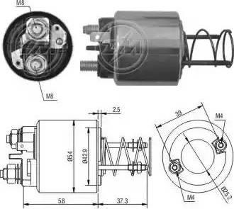 ERA 227078 - Магнитен превключвател, стартер vvparts.bg