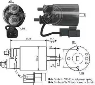 ERA 227073 - Магнитен превключвател, стартер vvparts.bg