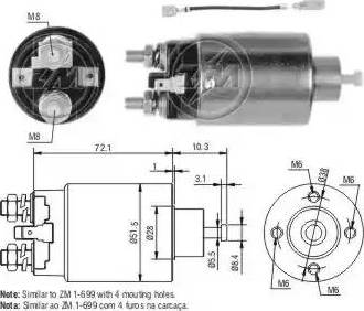 ERA 227191 - Магнитен превключвател, стартер vvparts.bg