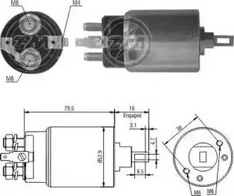 ERA 227143 - Магнитен превключвател, стартер vvparts.bg